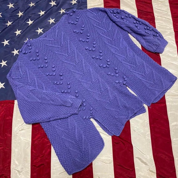 Vintage Hand Knitted in Ireland Lizzy Anne Sweater - Picture 2 of 4